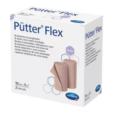 PÜTTER Flex Duo Bandage 10 cmx5 m, 2 st PÜTTER Flex Duo Bandage 10 cmx5 m, 2 st