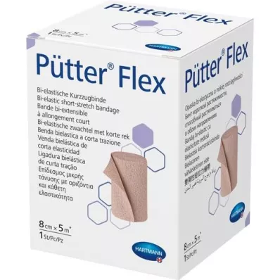 PÜTTER Flexbandage 8 cmx5 m, 1 st