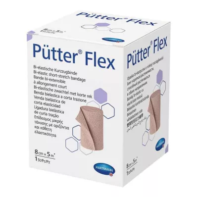 PÜTTER Flexbandage 8 cmx5 m, 1 st PÜTTER Flexbandage 8 cmx5 m, 1 st