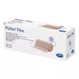 PÜTTER Flexbandage 8 cmx5 m, 10 st