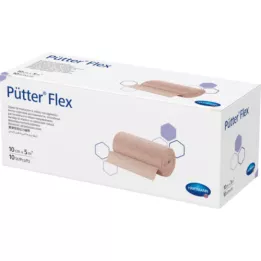 PÜTTER Flexbandage 10 cmx5 m, 10 st