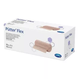 PÜTTER Flexbandage 10 cmx5 m, 10 st