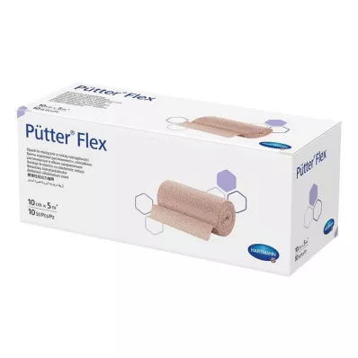 PÜTTER Flexbandage 10 cmx5 m, 10 st