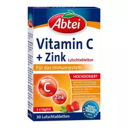 ABTEI C-vitamin plus zink sugtabletter, 30 kapslar