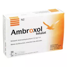 AMBROXOL Inhalera lösning för nebulisator, 50X2 ml