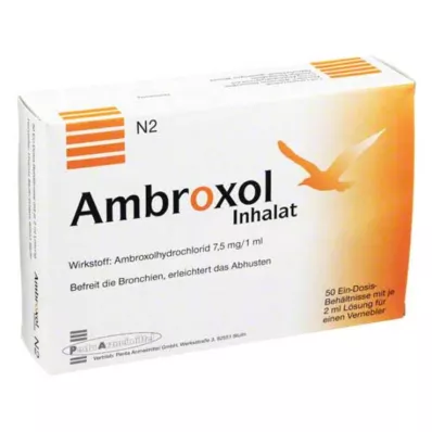 AMBROXOL Inhalera lösning för nebulisator, 50X2 ml AMBROXOL Inhalera lösning för nebulisator, 50X2 ml