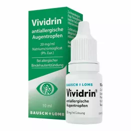 VIVIDRIN antiallergiska ögondroppar, 10 ml