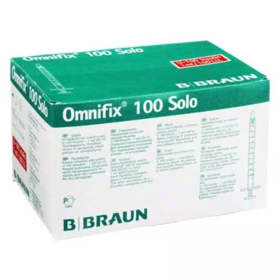 OMNIFIX Insulinspruta 1 ml för U100, 100 st OMNIFIX Insulinspruta 1 ml för U100, 100 st