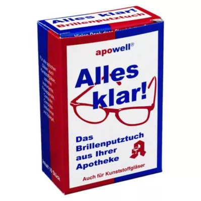 BRILLENPUTZTÜCHER All Clear, 10 st