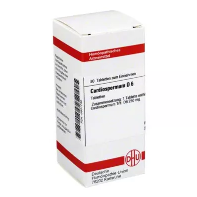 DHU Cardiospermum D 6 tabletter, 80 st DHU Cardiospermum D 6 tabletter, 80 st