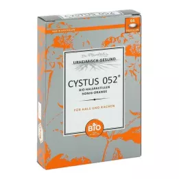 CYSTUS 052 Ekologiska halspastiller honung apelsin, 66 st