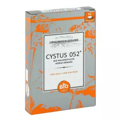 CYSTUS 052 Ekologiska halspastiller honung apelsin, 66 st CYSTUS 052 Ekologiska halspastiller honung apelsin, 66 st