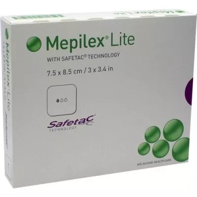 MEPILEX Lite skumförband 7,5x8,5 cm sterilt, 5 st