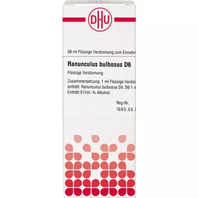 RANUNCULUS BULBOSUS D 6 Utspädning, 50 ml