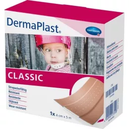 DERMAPLAST CLASSIC Sårplåster 4 cmx5 m, 1 st