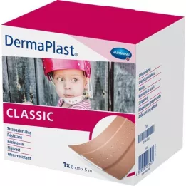 DERMAPLAST CLASSIC Sårplåster 8 cmx5 m, 1 st