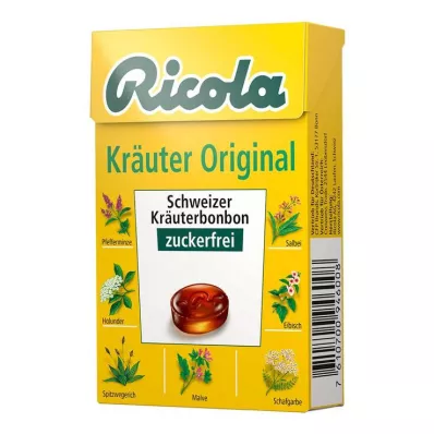 Ricola utan sockerlåda örtgodis, 50 g Ricola utan sockerlåda örtgodis, 50 g