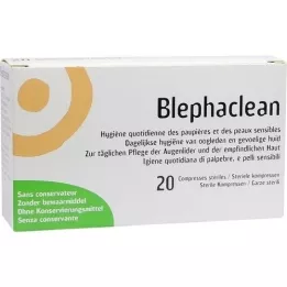 BLEPHACLEAN Kompresser sterila, 20 st