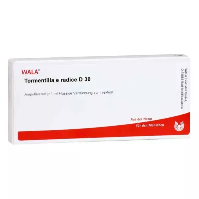 TORMENTILLA E radice D 30 Ampuller, 10X1 ml TORMENTILLA E radice D 30 Ampuller, 10X1 ml