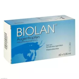 BIOLAN Ögondroppar, engångspipetter, 60X0,35 ml