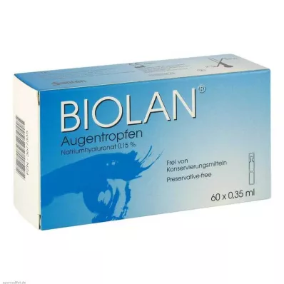 BIOLAN Ögondroppar, engångspipetter, 60X0,35 ml BIOLAN Ögondroppar, engångspipetter, 60X0,35 ml