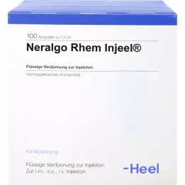 NERALGO Rhem Injeel Ampuller, 100 st