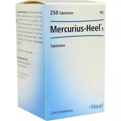 MERCURIUS HEEL S-tablets, 250 st