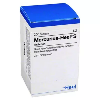 MERCURIUS HEEL S-tablets, 250 st