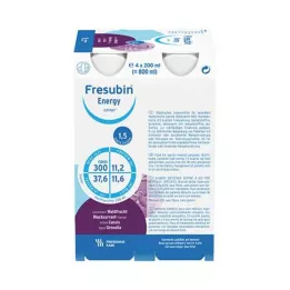 FRESUBIN ENERGY DRINK Dryckesflaska med skogsfrukt, 4X200 ml