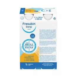 FRESUBIN ENERGY DRINK Multifrukt-dryckesflaska, 4X200 ml