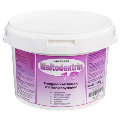 MALTODEXTRIN 19 Lamperts pulver, 1500 g MALTODEXTRIN 19 Lamperts pulver, 1500 g