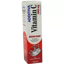 ADDITIVA C-vitamin blodapelsin brustabletter, 20 st