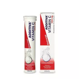 ADDITIVA C-vitamin blodapelsin brustabletter, 20 st