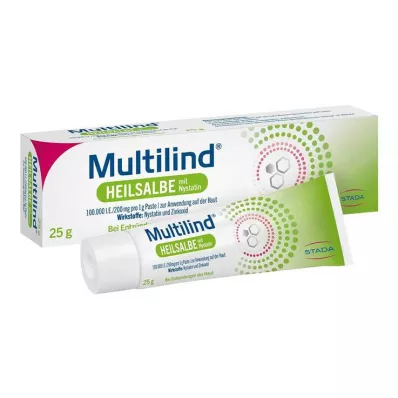 MULTILIND Salva med nystatin och zinkoxid, 25 g MULTILIND Salva med nystatin och zinkoxid, 25 g