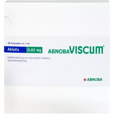 ABNOBAVISCUM Abietis 0,02 mg ampuller, 48 st