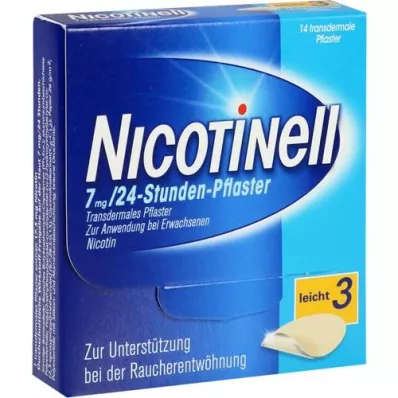 NICOTINELL 7 mg/24 timmars plåster 17,5 mg, 14 st