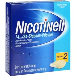NICOTINELL 14 mg/24-timmars plåster 35 mg, 7 st