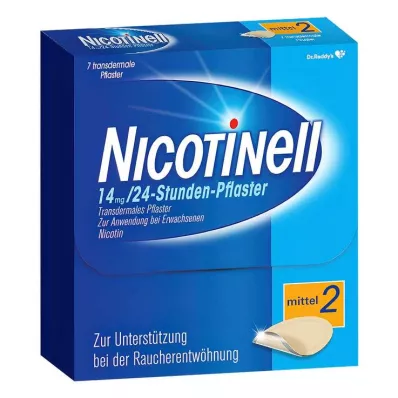 NICOTINELL 14 mg/24-timmars plåster 35 mg, 7 st NICOTINELL 14 mg/24-timmars plåster 35 mg, 7 st