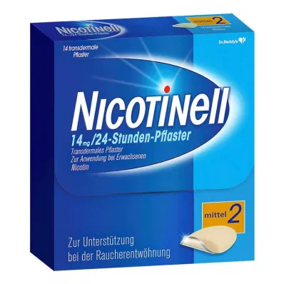 NICOTINELL 14 mg/24-timmars plåster 35 mg, 14 st NICOTINELL 14 mg/24-timmars plåster 35 mg, 14 st