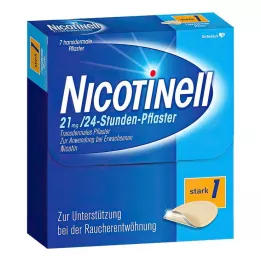 NICOTINELL 21 mg/24-timmars plåster 52,5 mg, 7 st