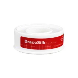 DRACOSILK Rullgips 1,25 cmx5 m, 1 st