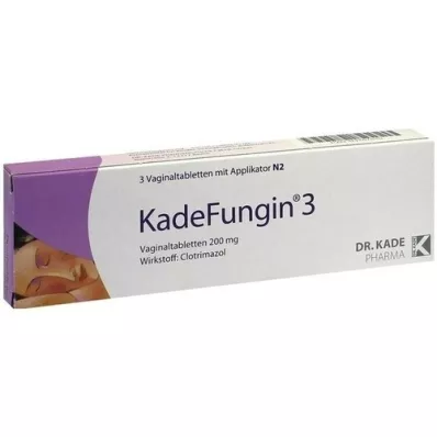 KADEFUNGIN 3 vaginaltabletter, 3 st