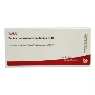 TUNICA mucosa intestini tenuis GL D 5 ampuller, 10X1 ml TUNICA mucosa intestini tenuis GL D 5 ampuller, 10X1 ml