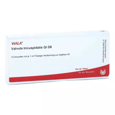 VALVULA tricuspidalis GL D 8 ampuller, 10X1 ml