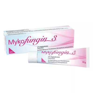 MYKOFUNGIN 3 Vaginal kräm 2%, 20 g MYKOFUNGIN 3 Vaginal kräm 2%, 20 g