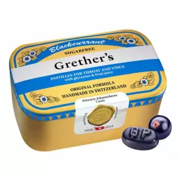 GRETHERS Svarta vinbär Silver zf.Past.tin, 440 g