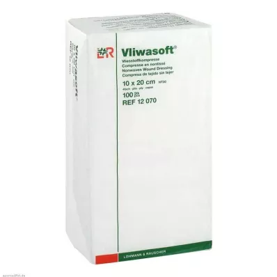 VLIWASOFT Icke-vävda kompresser 10x20 cm, icke-sterila 4 l., 100 st