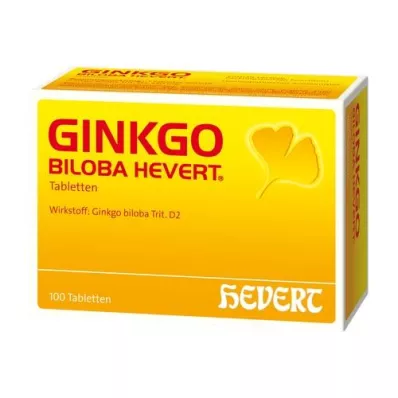 GINKGO BILOBA HEVERT Tabletter, 100 st