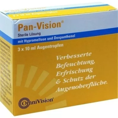 PAN-VISION Ögondroppar, 3X10 ml
