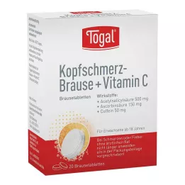 TOGAL Huvudvärk brustabletter + Vit.C brustabletter, 20 st